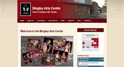 Desktop Screenshot of bingleyartscentre.co.uk