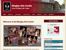 Tablet Screenshot of bingleyartscentre.co.uk